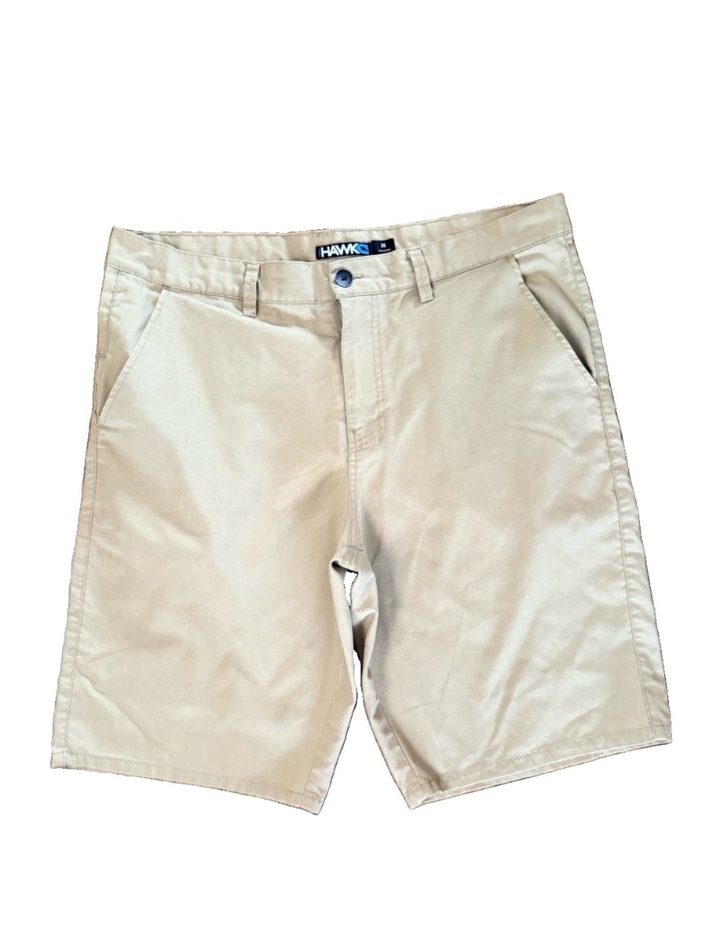 Tony Hawk Men's Khaki Cotton Blend Shorts. Size 36